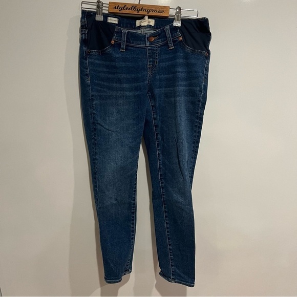 Madewell Maternity Side-Panel Skinny Jeans in Wendover Wash - Picture 4 of 9